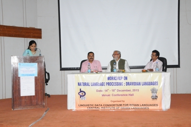sajila giving speech on stage