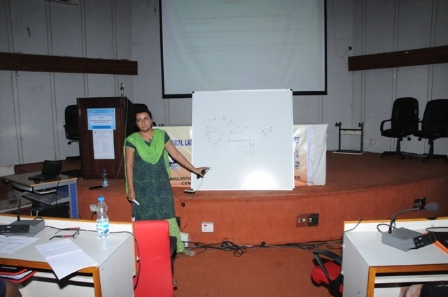 manasa g giving semiar